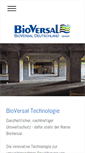 Mobile Screenshot of bioversal.de